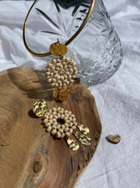 Boucles d'oreilles Braga dorées - Gisèle