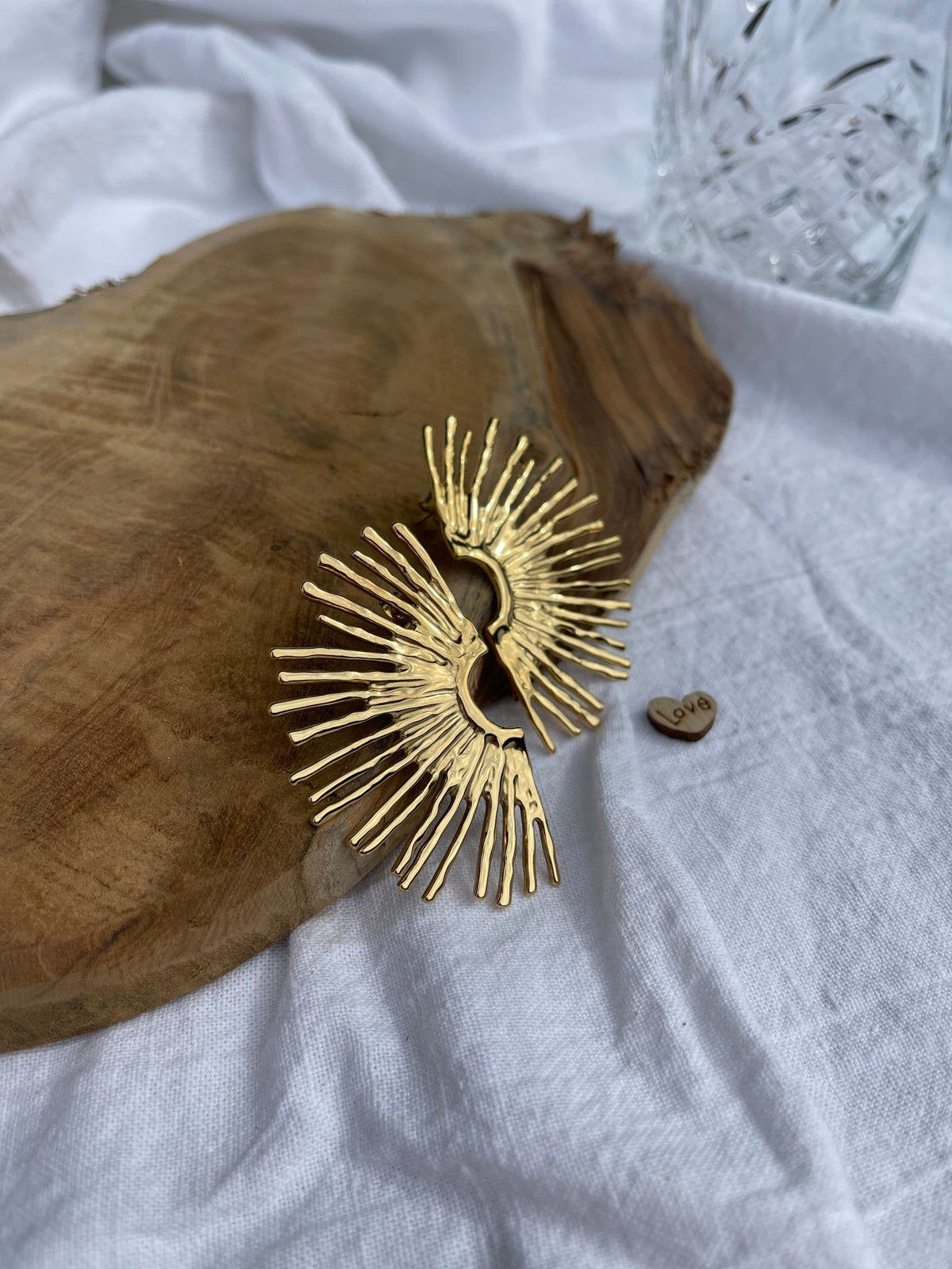 Boucles d'oreilles dorées Arezzo - Gisèle