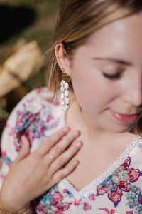 Boucles d'oreilles dorées Jonava - Gisèle