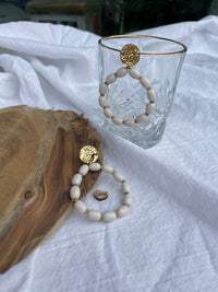 Boucles d'oreilles dorées Jonava - Gisèle