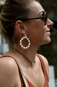 Boucles d'oreilles dorées Jonava - Gisèle