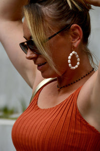 Boucles d'oreilles dorées Jonava - Gisèle