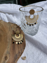 Boucles d'oreilles dorées Kenitra - Gisèle