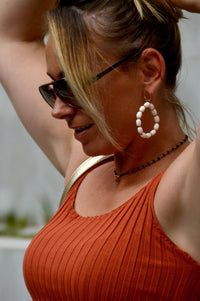 Boucles d'oreilles Jonava dorées - Gisèle