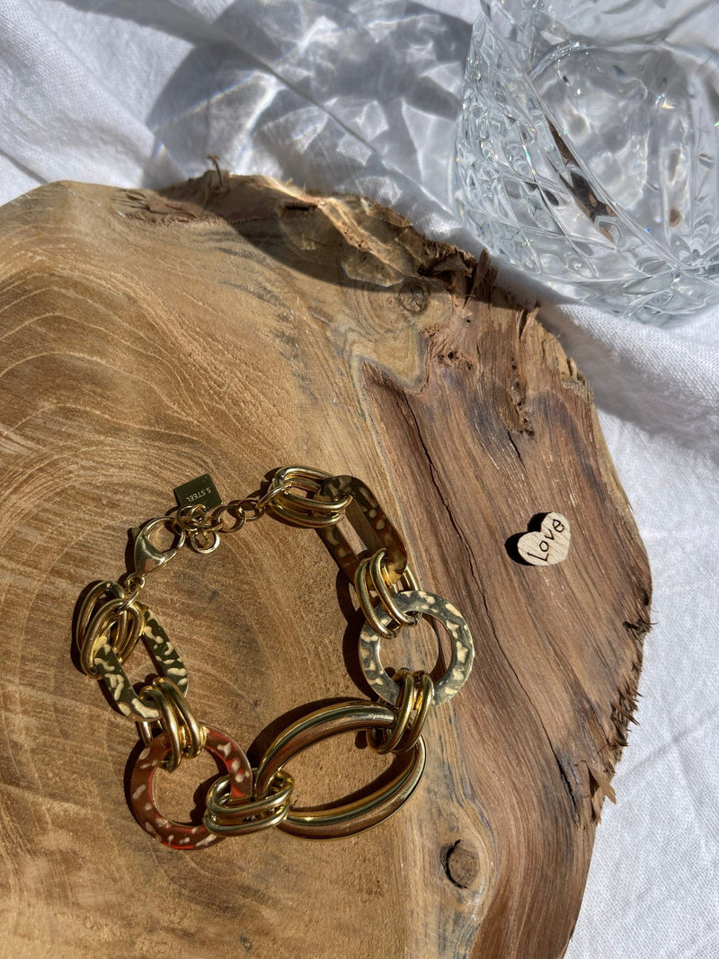 Bracelet Dares doré - Gisèle