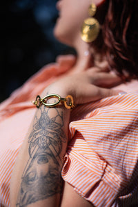 Bracelet Dares doré - Gisèle