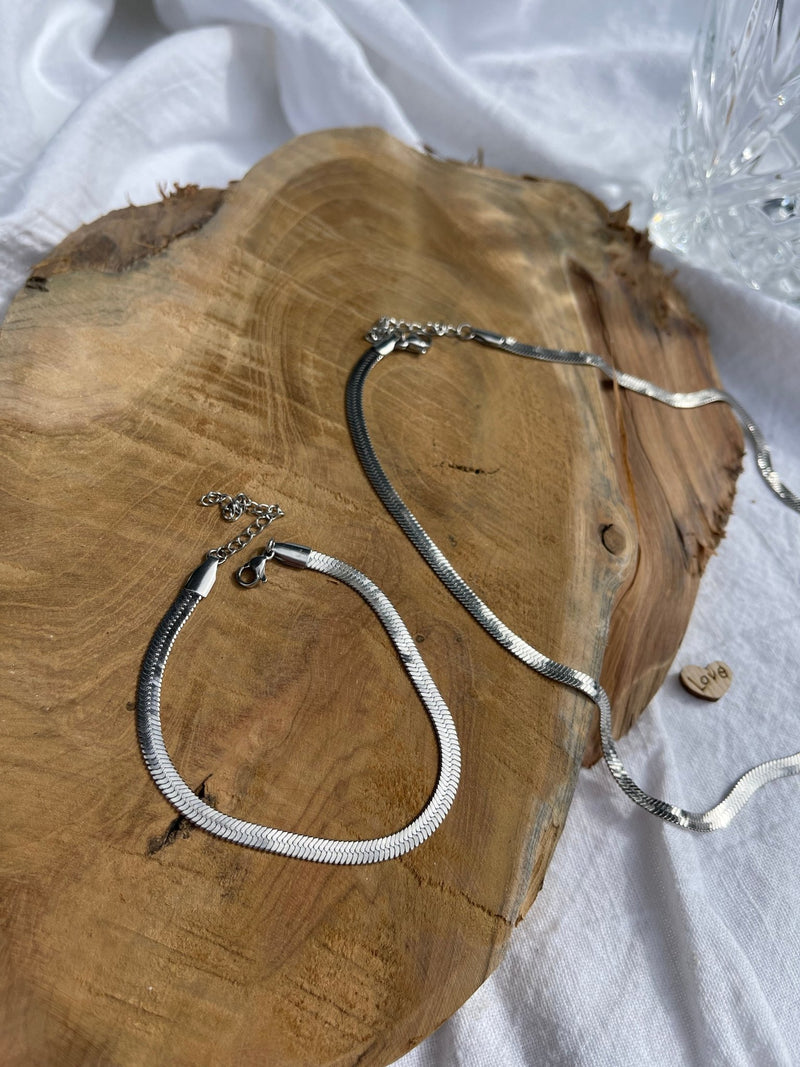 Bracelet Moonie argenté - Gisèle