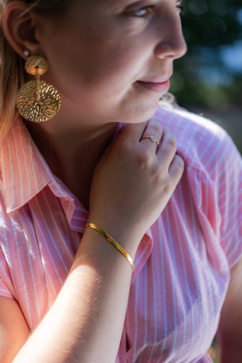 Bracelet Moonie doré - Gisèle