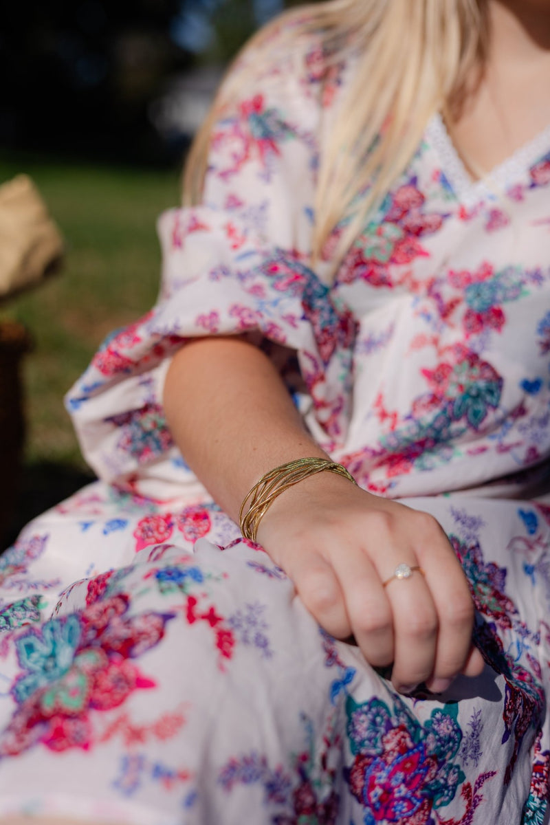 Bracelet Sumi doré - Gisèle