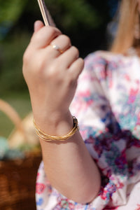 Bracelet Sumi doré - Gisèle