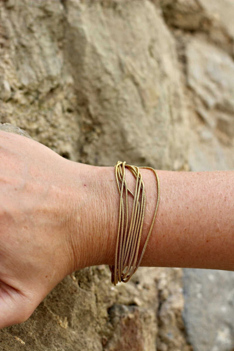 Bracelet Sumi doré - Gisèle