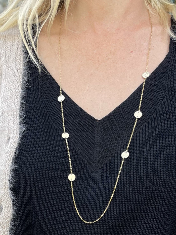 Collier sautoir doré Ojai - Gisèle