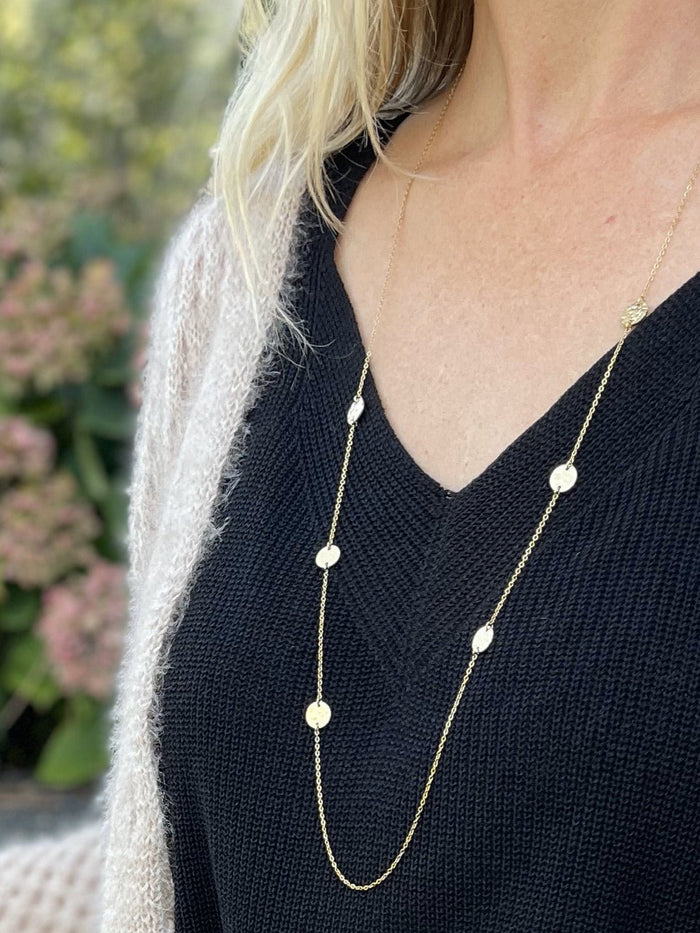 Collier sautoir Ojai doré - Gisèle