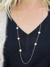 Collier sautoir Ojai doré - Gisèle
