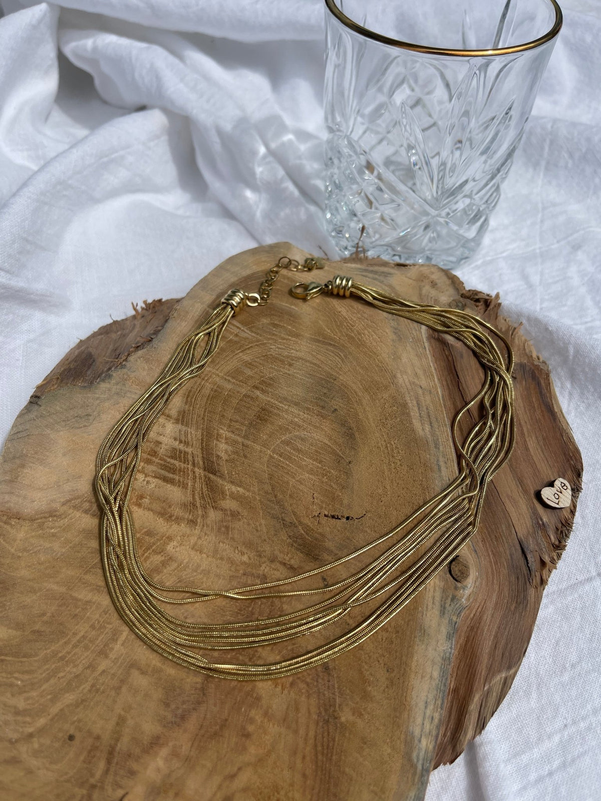 Collier Sumi doré - Gisèle