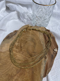 Collier Sumi doré - Gisèle
