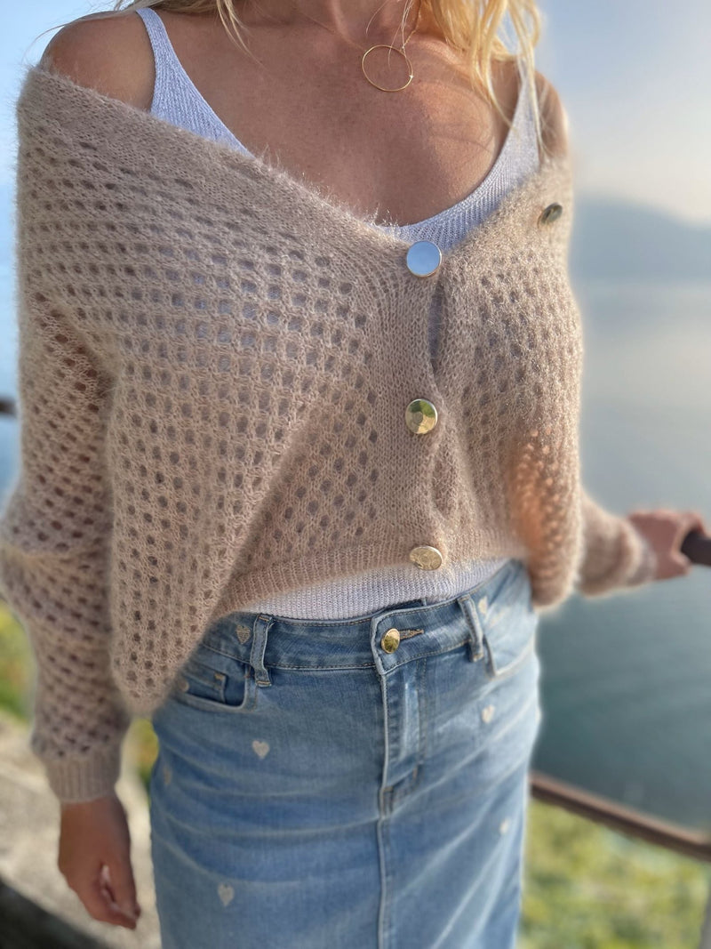 Gilet Hortense beige - Gisèle