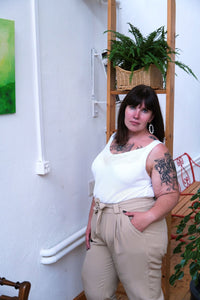 Pantalon Mathilde beige - Gisèle