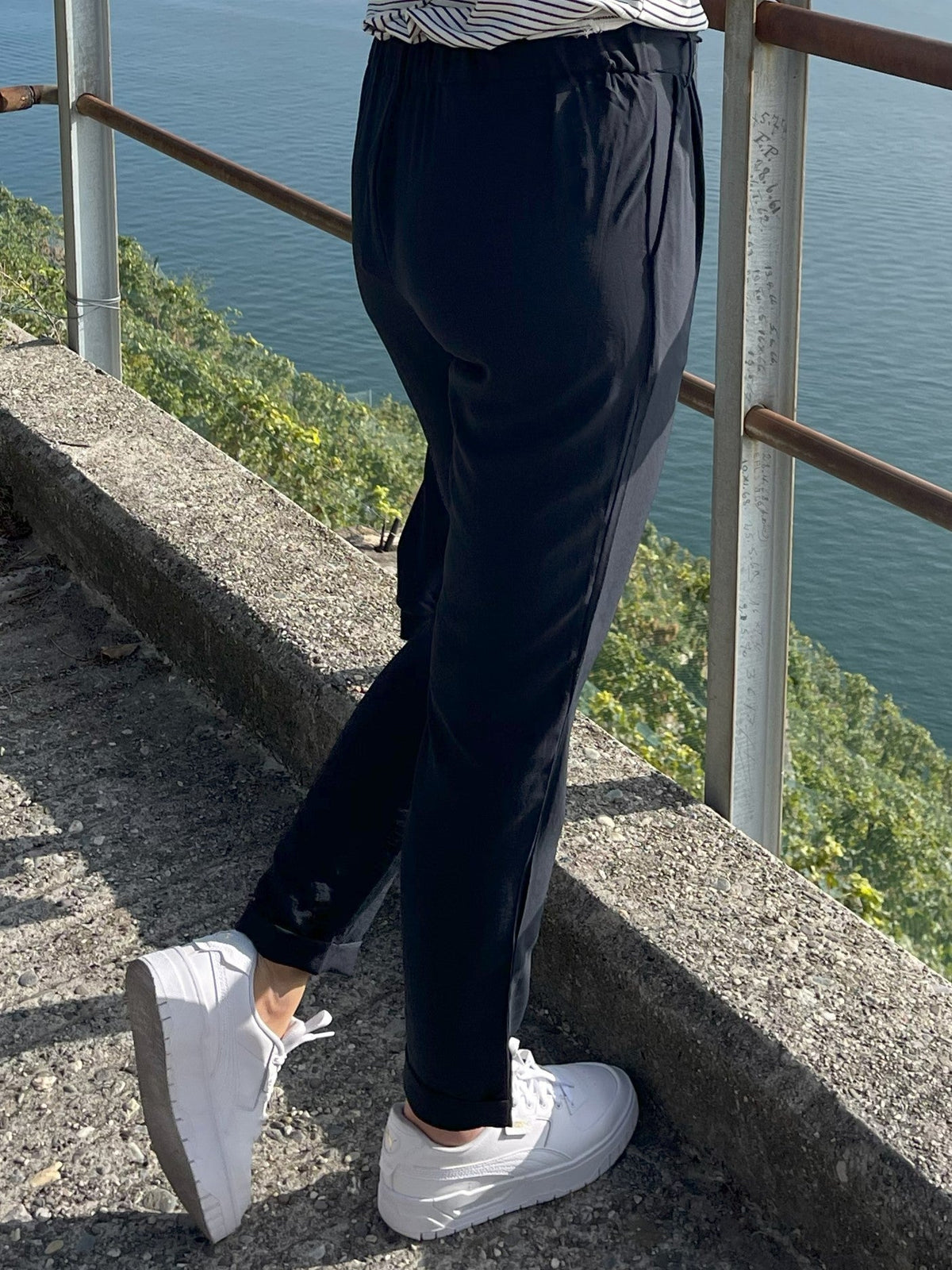 Pantalon Pélagie bleu marine - Gisèle