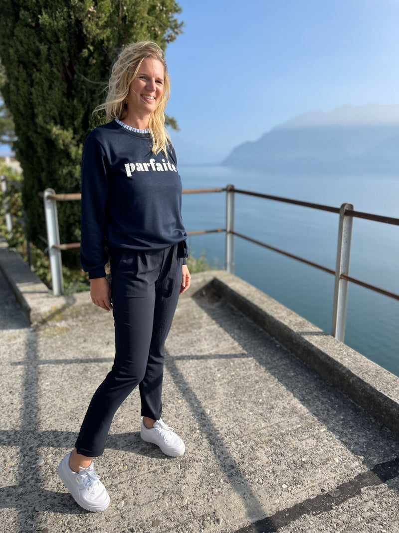 Pantalon Pélagie bleu marine - Gisèle