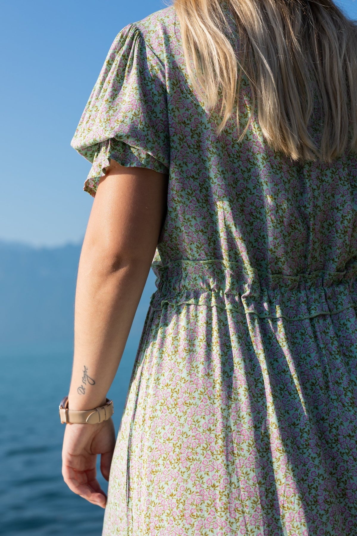 Robe Andalouse verte - Gisèle