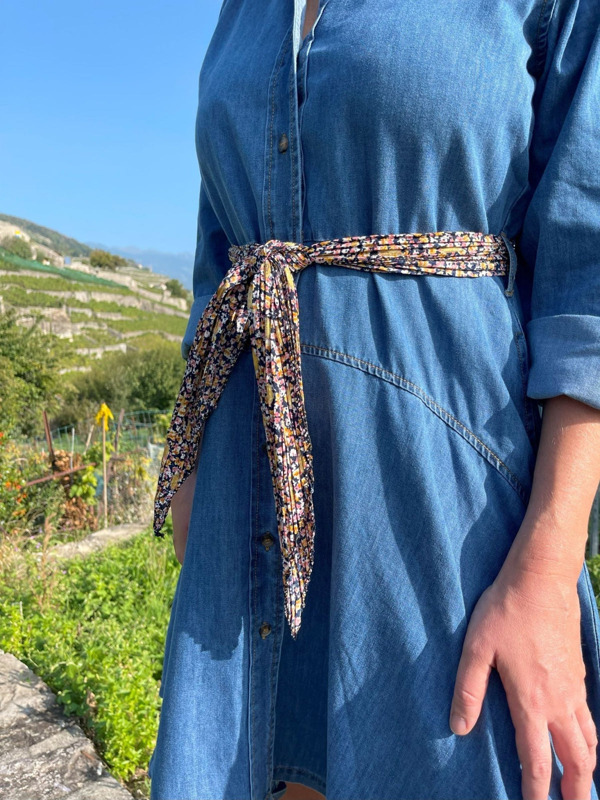 Robe Angélique en jean - Gisèle