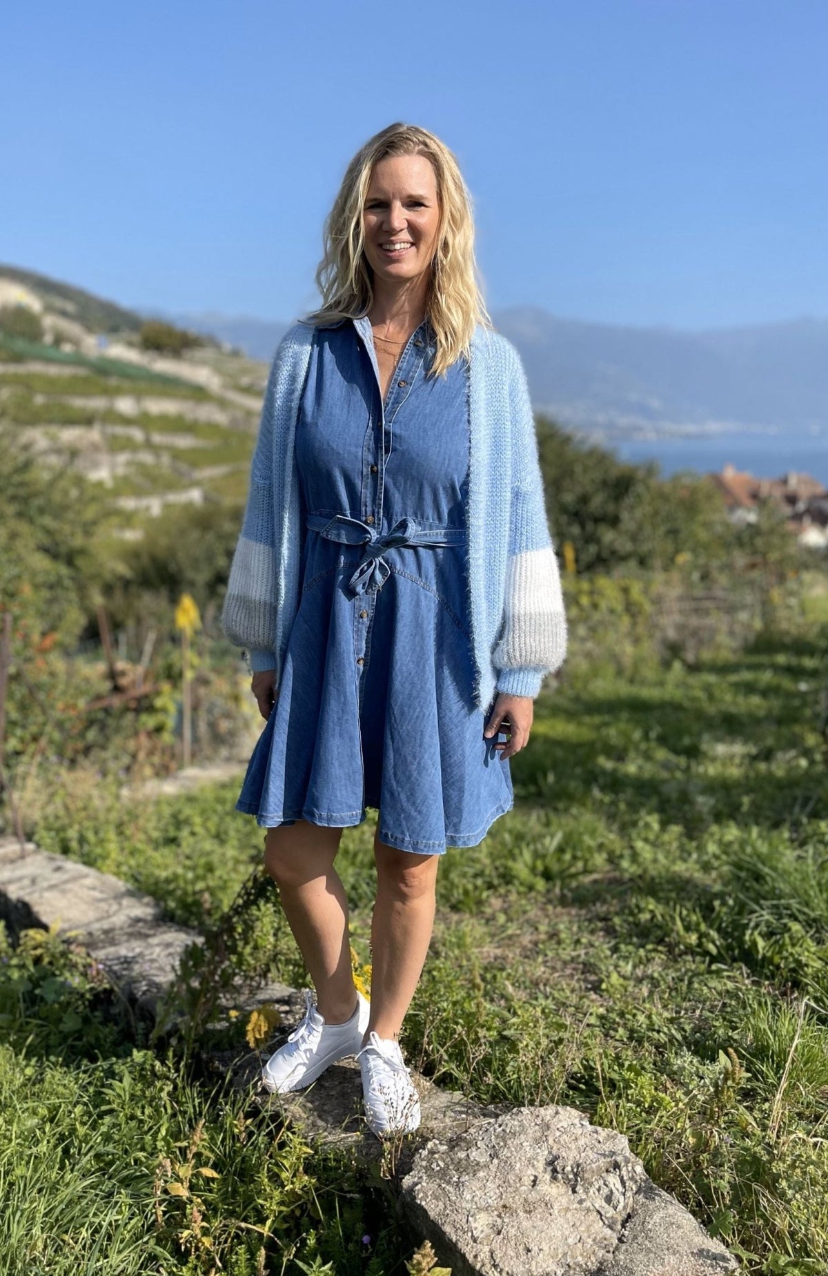 Robe Angélique en jean - Gisèle