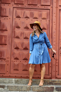 Robe Angélique en jean - Gisèle