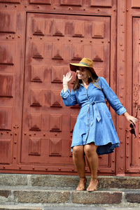 Robe Angélique en jean - Gisèle