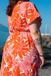 Robe Capri fleurie - Gisèle