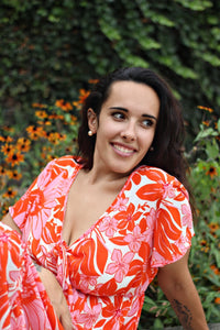 Robe Capri fleurie - Gisèle