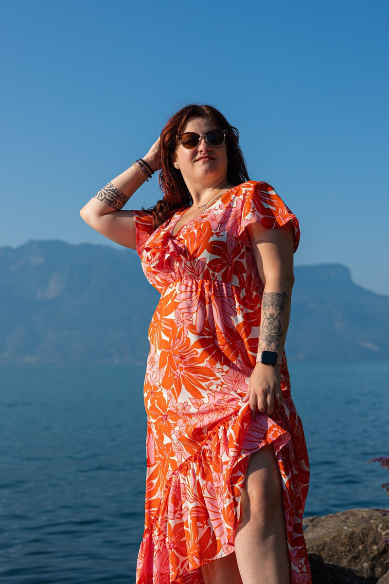 Robe Capri fleurie - Gisèle