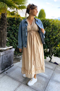 Robe Ibiza beige - Gisèle