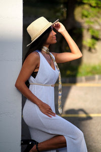 Robe Majorque argentée - Gisèle