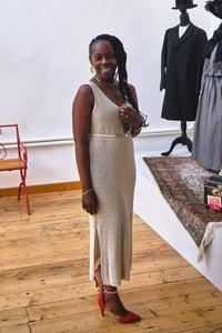 Robe Majorque champagne - Gisèle
