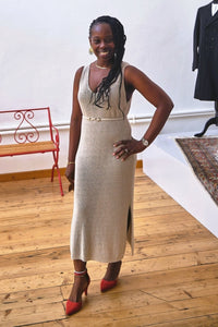 Robe Majorque champagne - Gisèle