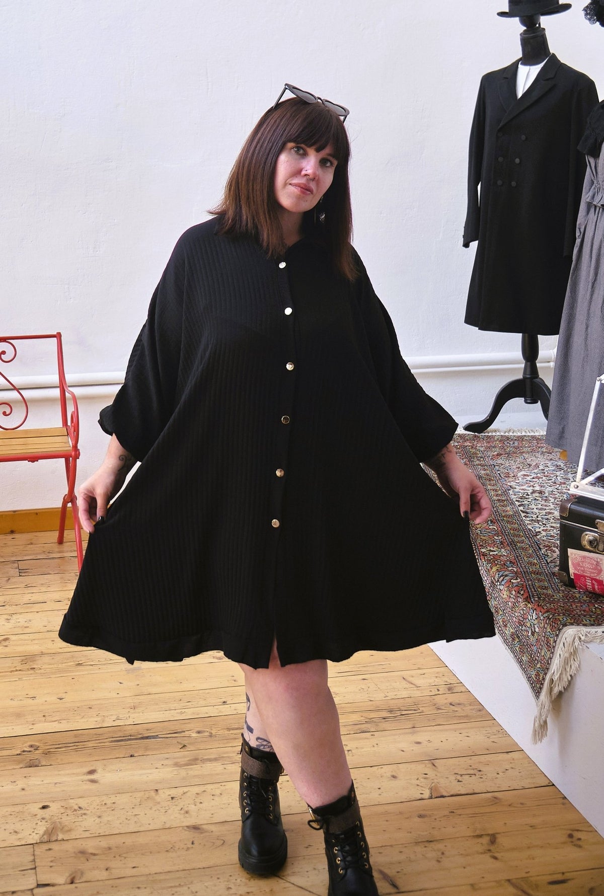 Robe noire Apolline - Gisèle