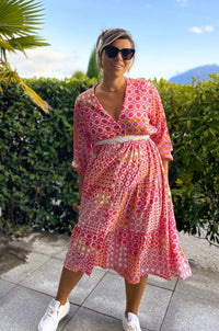 Robe rose Athènes - Gisèle