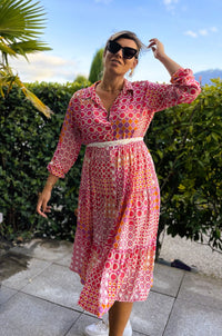 Robe rose Athènes - Gisèle