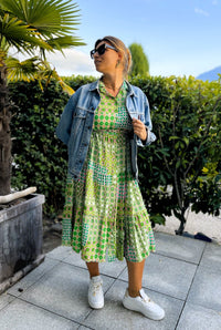 Robe verte Athènes - Gisèle