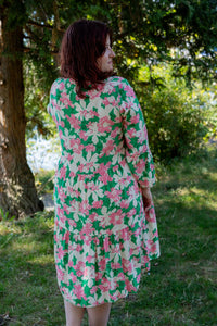 Robe verte Positano - Gisèle