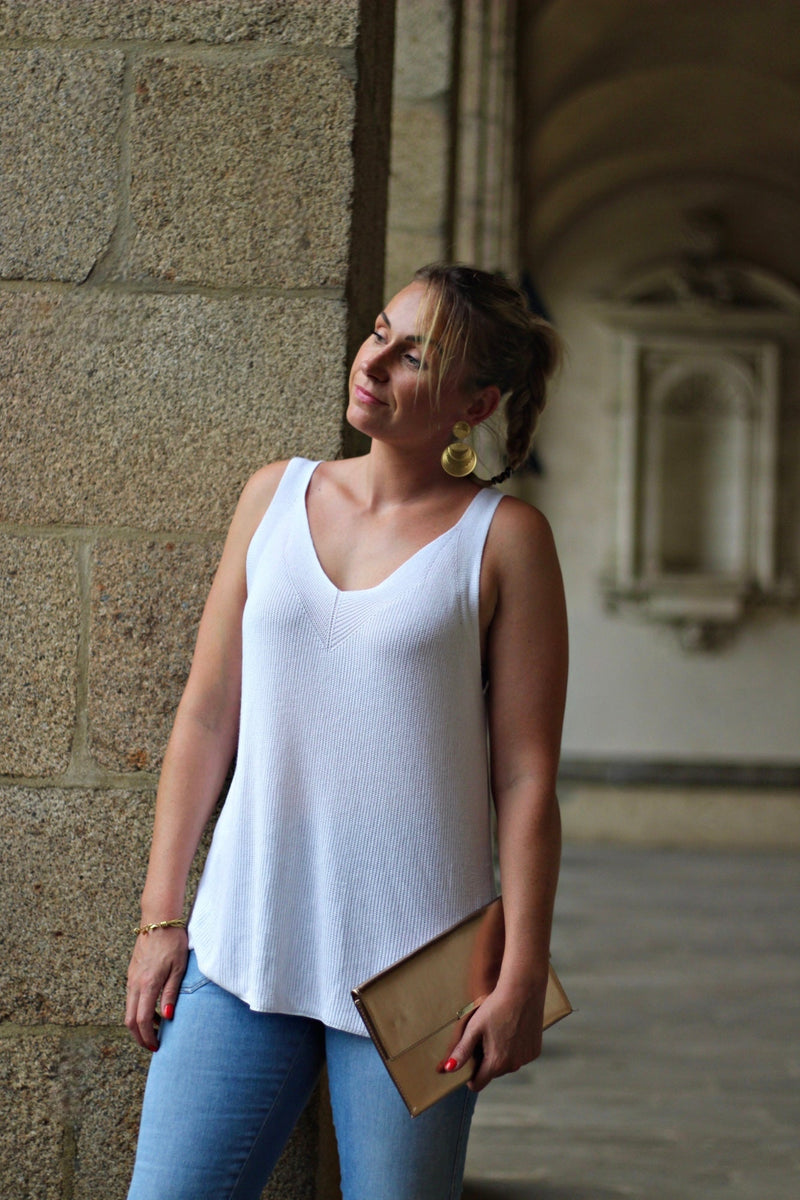 Top blanc Octavie - Gisèle