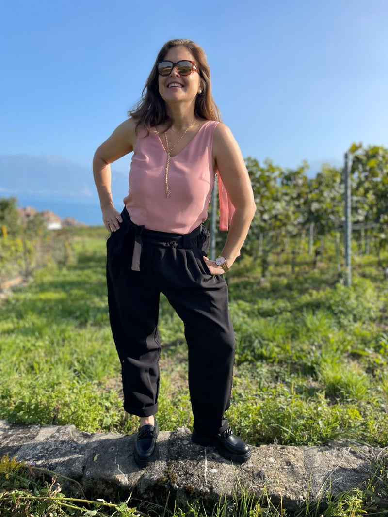Top Constance rose - Gisèle